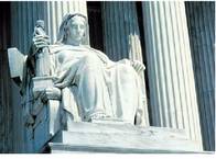 Justiziaren irudia, EEBBetako epaitegi gorenean, Washingtonen.<br><br>